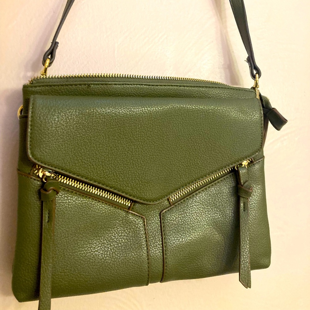 Charming Charlie Olive Green Purse